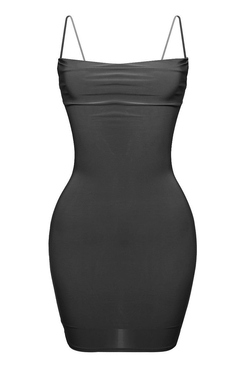 But Did You See The Back? Mini Dress – NELLEES