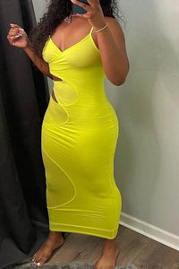 Lost In A Maze Midi Dress