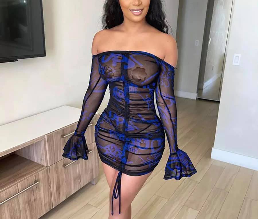 Little Ruched Mini Dress