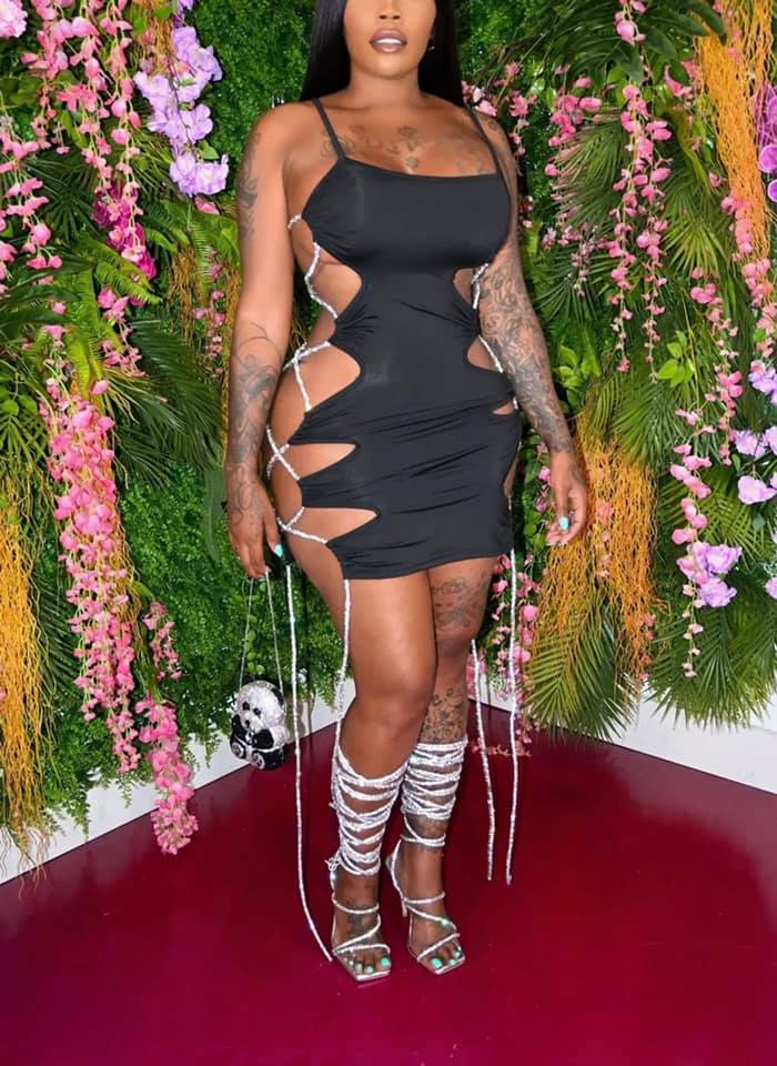 Laced Up Mini Dress