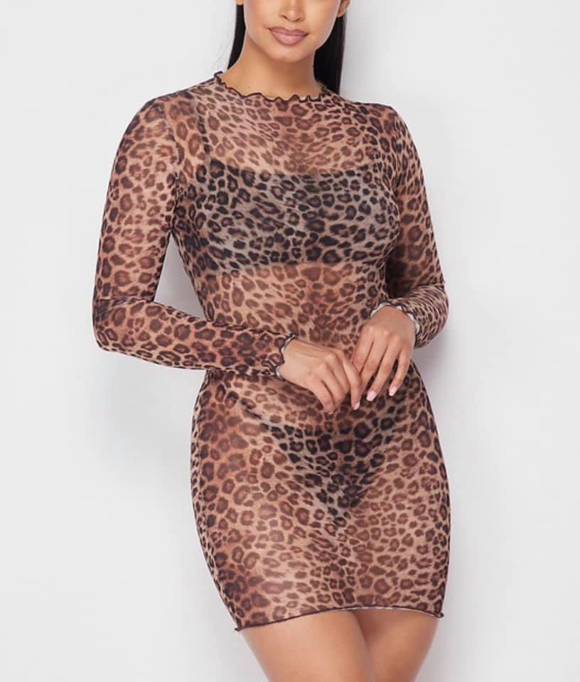 Faster Than A Cheetah Mini Dress