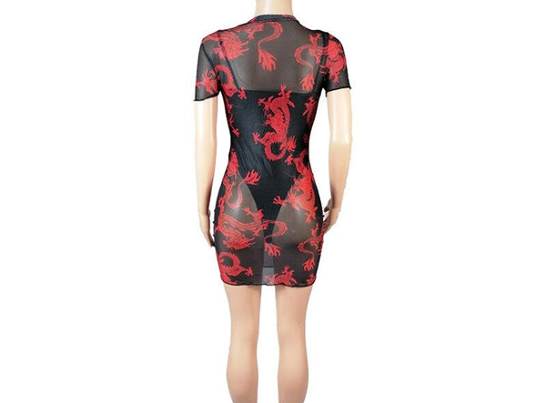 Dragon Me Crazy Mini Dress