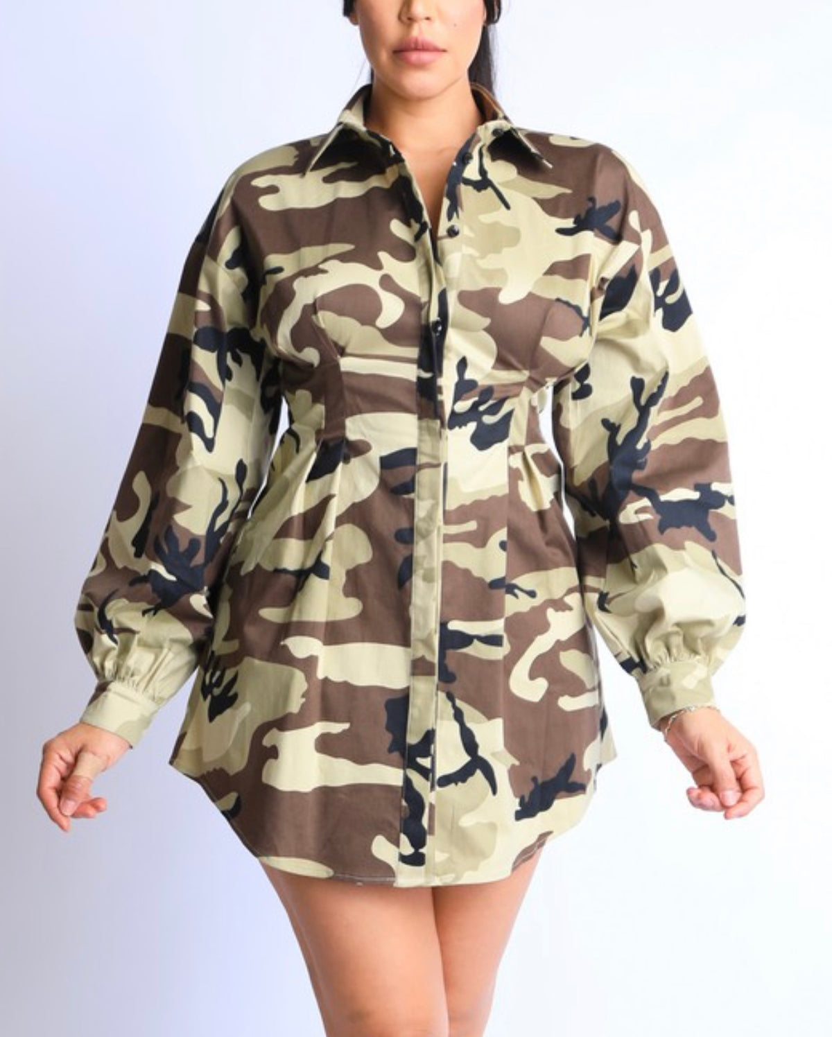 Cute in Camo Mini Dress NELLEES Cute in Camo Mini Dress NELLEES