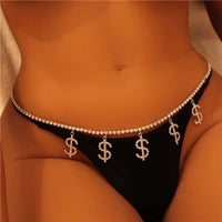 A Girl's Best Friend Is $$ Chain Belt