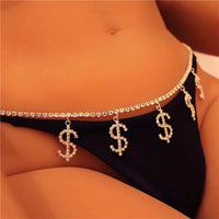 A Girl's Best Friend Is $$ Chain Belt