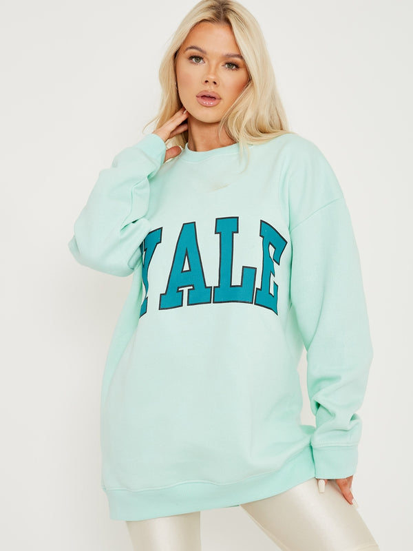 YALE Inspired Sweatshirt - Mint